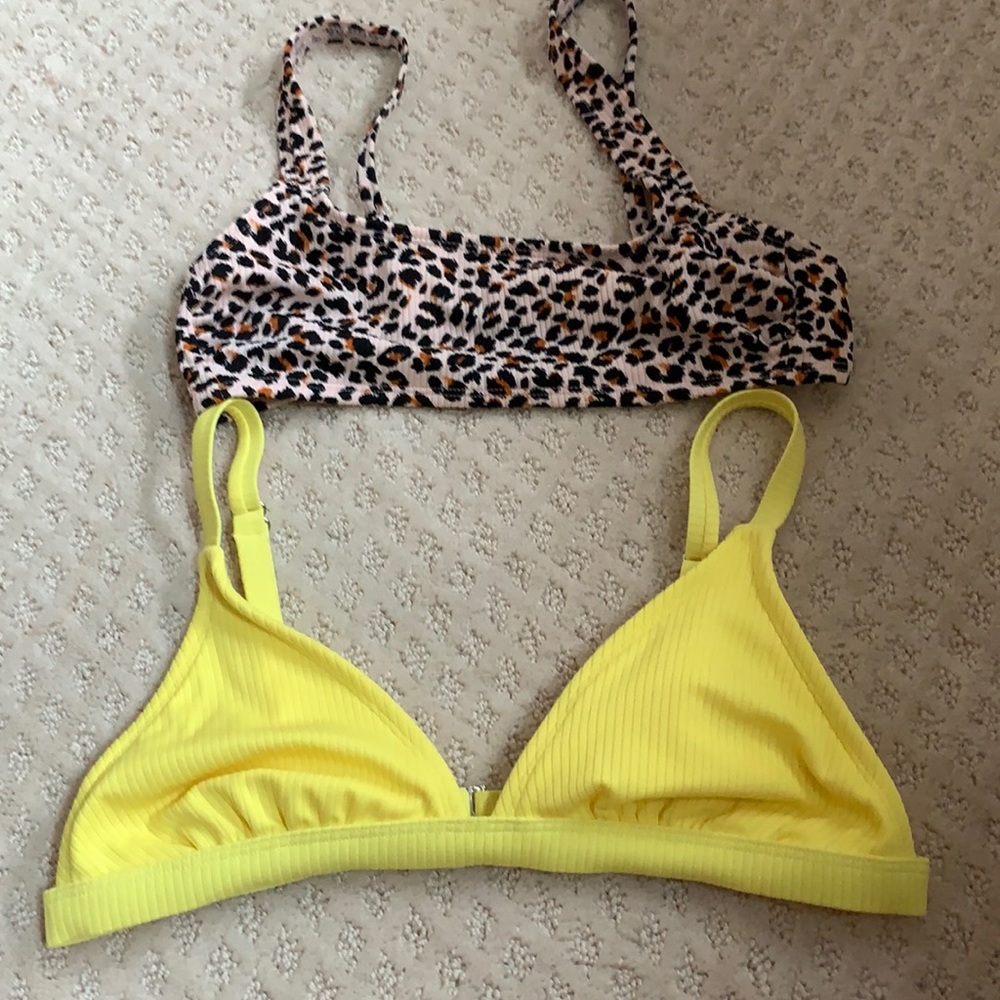 2 bikini tops